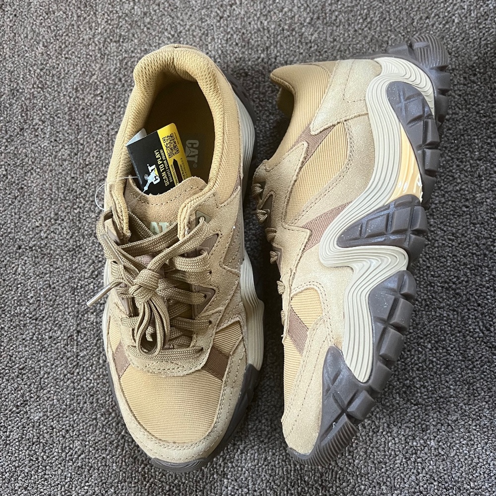 Caterpillar VAPOR Curry Shoe Casual Athletic Work Sneakers Unisex - 6M or 7.5F